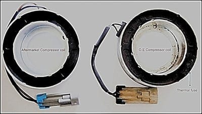 holden astra compressor coil