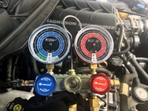 Professional on-site AC regas for Brisbane drivers.