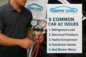 5 Common Car AC Issues