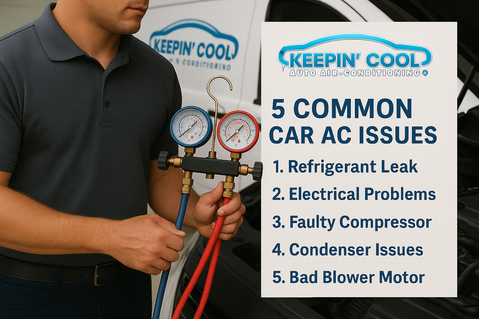 5 Common Car AC Issues