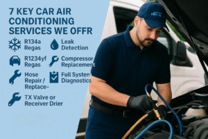 7 Key Car Air Conditioning Services We Offer