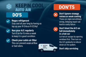 How to use car aircon properly