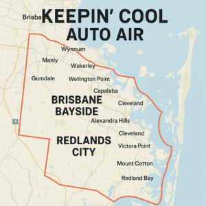 Keepin cool auto air service area