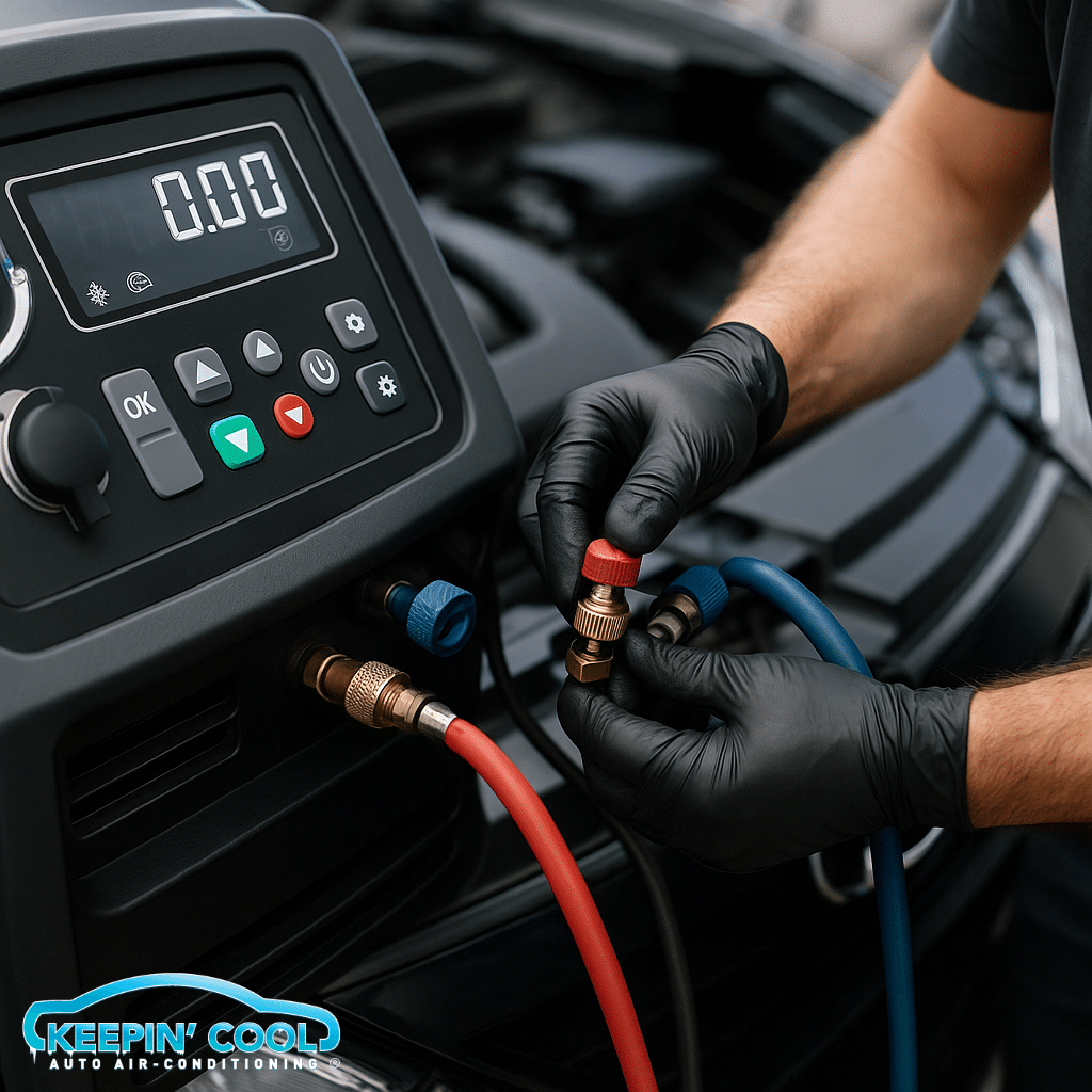 diy vs professional car aircon regas