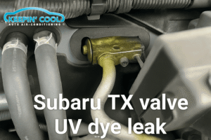 Subaru tx valve UV dye leak