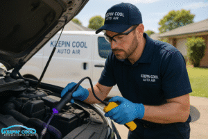 Car Air Conditioning Leak Detection