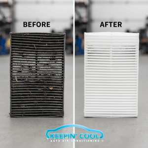 Keepin Cool Auto Air cabin filter replacement