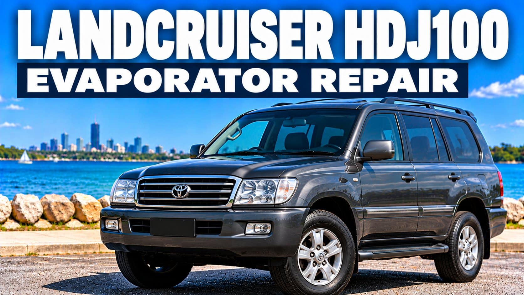 Toyota LandCruiser HDJ100 air conditioning evaporator repair Brisbane