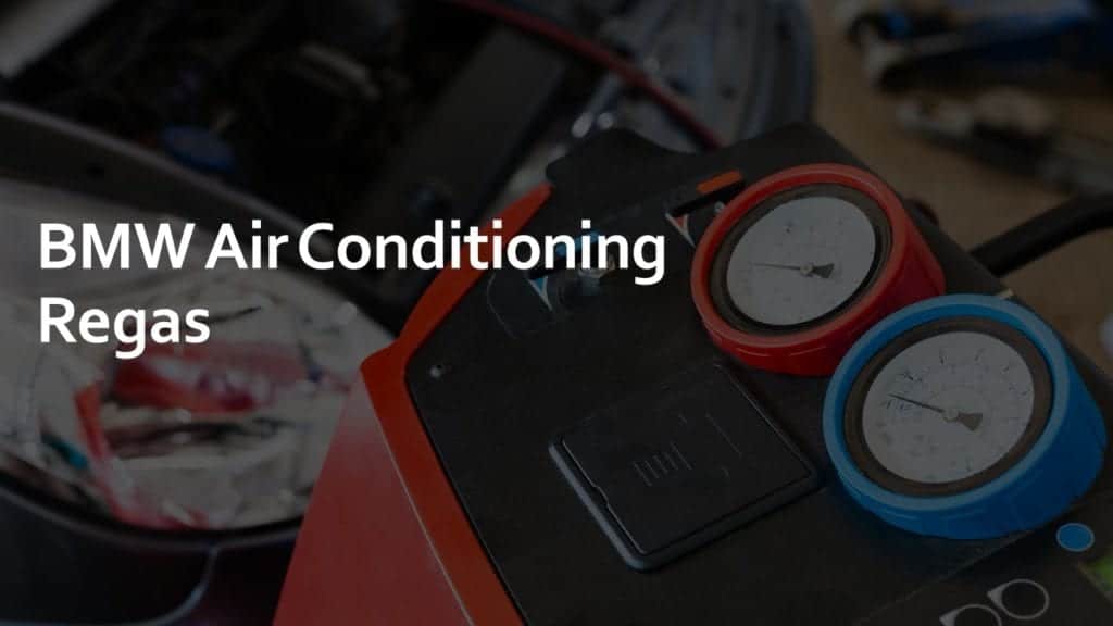 bmw air conditioning regas