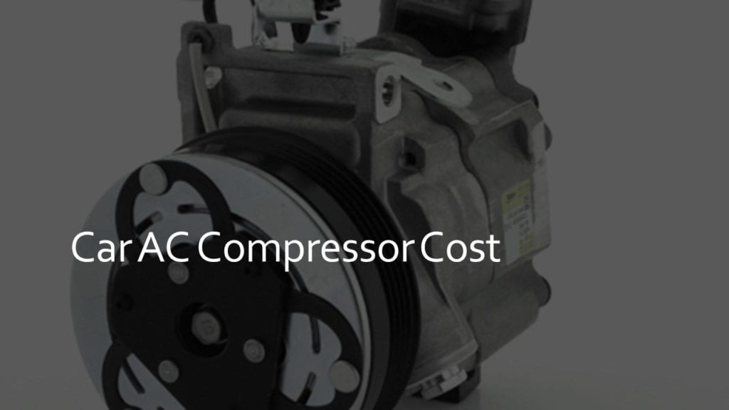 ac compressor cost
