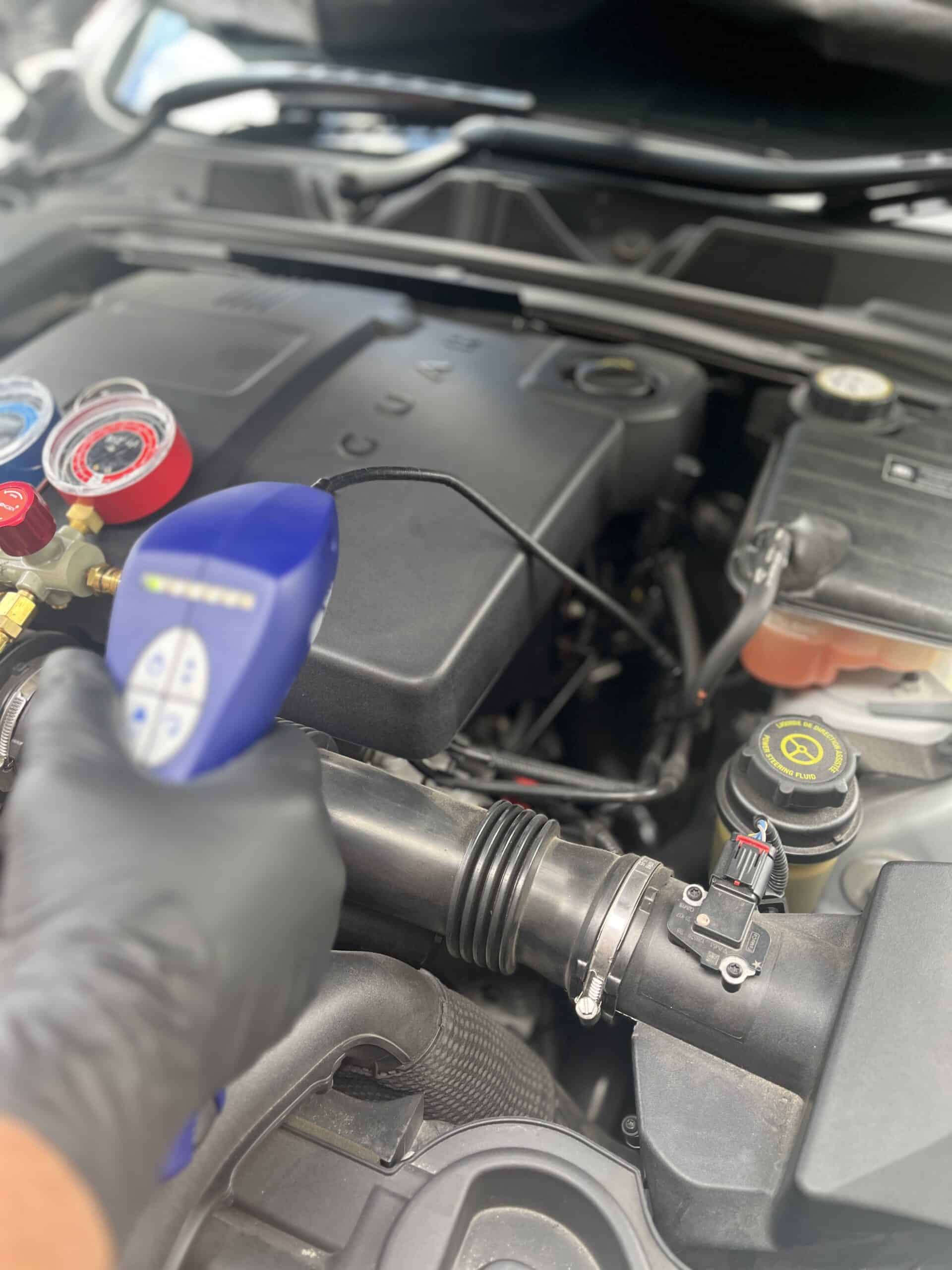 Car AC Leak Detection