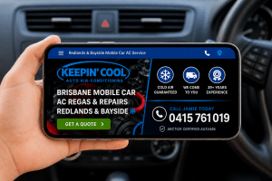 Book a mobile car air conditioning service in Wynnum