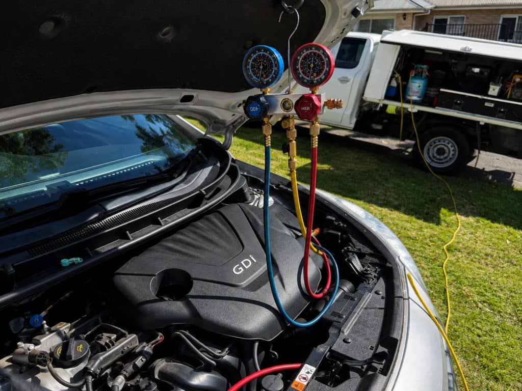 Mobile car air conditioning service in Victoria Point